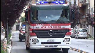 SPARE APS Actros  CAAIB Dmax VVF Rende  ABP Man VVF Cosenza in emergenza  Italian fire dept [upl. by Jaddo]