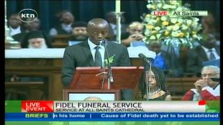 Raila Odinga Junior eulogizes his elder Brother Fidel Odinga [upl. by Fayola]