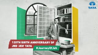 Celebrating 120 years of JRD Tata  JourneyOfJeh [upl. by Leandre]