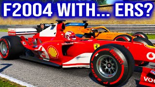 What If The Ferrari F2004 Had Modern ERS [upl. by Meneau]