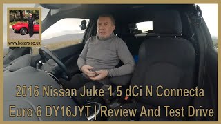 2016 Nissan Juke 1 5 dCi N Connecta Euro 6 DY16JYT  Review And Test Drive [upl. by Ekaterina]