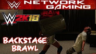 WWE 2K18 Backstage Brawl  Kurt Angle vs James Ellsworth  PS4  XBOX ONE [upl. by Parish]