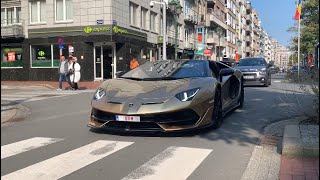 Supercars in knokke 2021  CHAOS IN STREETS DURING THE ZOUTE GRAND PRIX [upl. by Vachil]