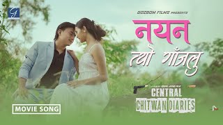 Nayan Tyo Gajalu  New Nepali Movie Song 2024  Central Chitwan Diaries  Kapil Magar  Salina Thapa [upl. by Hurd]