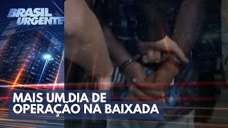 Vale da morte Mais um dia de operação na Baixada  Brasil Urgente [upl. by Ailene]