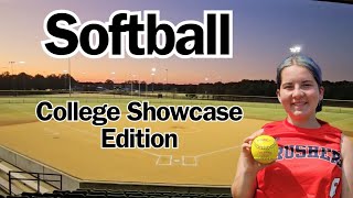 SOFTBALL WEEKEND  college showcase edition [upl. by Walke]