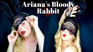 ARIANAS BLOODY RABBIT 💉🐰 HALLOWEEN COSTUME [upl. by Borries]