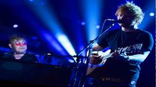 Ed Sheeran The A Team Ft Elton John Live Performance 1080p HD Give Me Love Lego House Music Video [upl. by Cartwright647]