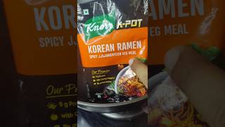 Knorr Korean Ramen  Spicy JJAJANGMYEON Veg Meal  Korean Noodles in India  Is it worth buying [upl. by Yenaiv]