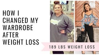 How I Changed My Wardrobe After Major Weight Loss [upl. by Nelan]