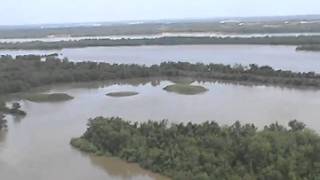 Kincaid Indian Mounds Massac County IL Illinois Ohio River Flood Aerial 2011 May 4th [upl. by Ysle283]