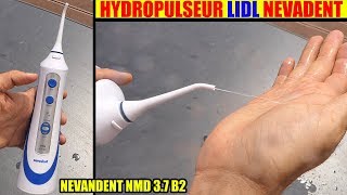 HYDROPULSEUR LIDL NEVADENT hygiène buccale Water Jet Flosser Munddusche [upl. by Ahsaetal533]