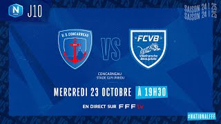 J10 I US Concarneau  FC Villefranche B 11 le résumé I National FFF 20242025 [upl. by Braeunig486]