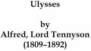 quotUlyssesquot by Alfred Lord Tennyson read by Tom OBedlam [upl. by Yrrat819]