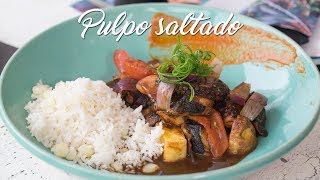 Receta de Pulpo Saltado  BARRA KHUDA  Enrique Paredes [upl. by Ahsead]