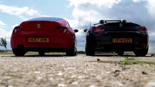 BMW Z4 StraightSix Rev Battle NA Vs Turbocharged [upl. by Cramer44]