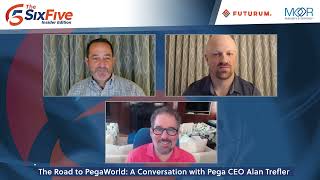 Six Five Insider Edition The Road to PegaWorld A Conversation with Pega CEO Alan Trefler [upl. by Cinelli312]