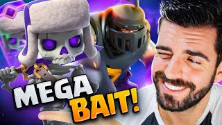 NOVO E MELHOR DECK DE MEGA CAVALEIRO BAIT DO CLASH ROYALE [upl. by Yaras]