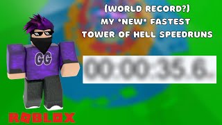 Tower of Hell  My BEST Roblox Speedruns [upl. by Mialliw]