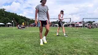 AVP Grass Tour Susquehanna Smash Quarterfinals lovezilch vs KimKnudsen [upl. by Snevets720]