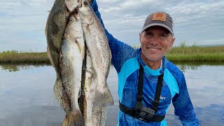 Specks STORM These Bayous on Way Into Marsh Catch amp Cook [upl. by Wilda]