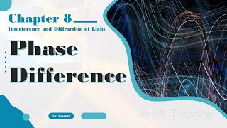 G12 Physics  Chapter 8 Interference and Diffraction of Light  Phase Difference [upl. by Ema]