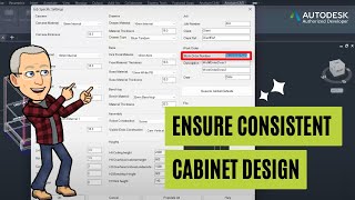 Ensure Consistent Cabinet Design with Job Settings  Lesson 21 [upl. by Jdavie]