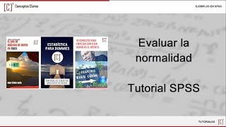 Cómo evaluar la normalidad  Tutorial SPSS [upl. by Aksoyn]