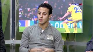 FC Barcelona  Thiago i Rafinha a El Marcador de Barça TV [upl. by Quill]