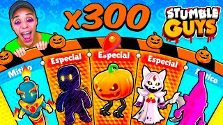 COMPRO x300 RULETAS y CONSIGO las SKINS HALLOWEEN 079 🎃 [upl. by Ahsinyd]