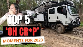 FAIL MOMENTS in ISUZU NPS 4X4 amp OFFROAD CARAVANNING  TRAVELLING AUSTRALIA FULLTIME [upl. by Nary]