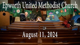 Epworth UMC online service for August 11 2024 [upl. by Notled]