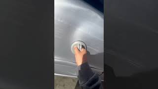 How to get a dent out of your car Run to autozone now 🤷🏻‍♀️ dentfix howto removedent autozone [upl. by Ajit]