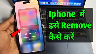 iphone control center music player remove  How to customize iphone control center [upl. by Doscher]