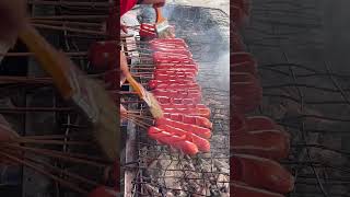 Roasted Hotdogs  Nice Street Food short shortvideos [upl. by Netsrak]