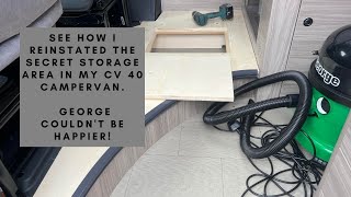 Secret storage in your CV40 campervan [upl. by Ytinav]