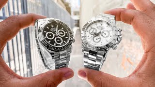 Rolex Daytona Ceramic vs Steel  We Take A Look Inside 116500 vs 116520 [upl. by Jandel]