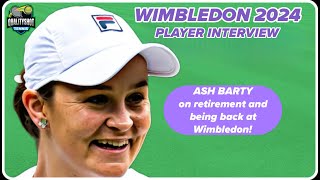 🎾Ash Barty on retirement and being back  Wimbledon 2024 Press Conference [upl. by Jessey]