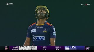 Asad Shafiq 58 runs vs Colombo Stars 12th Match  Galle Gladiators vs Colombo Stars [upl. by Olag492]