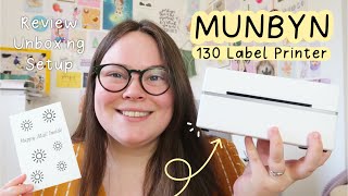 Munbyn 130 Label Printer 📦 Unboxing  Review  printer set up  Shipping Label Printer [upl. by Lednek]