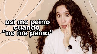 así peino mis rizos cuando no me peino 🤭 [upl. by Ecineg972]