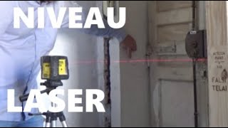 Niveau LASER comme marquer le niveau avec il nivelle laser [upl. by Yacov281]