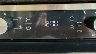 How to set the clock on a Beko oven [upl. by Lehcear]