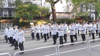 Beating retreat 2015 massed bands birdcage walk [upl. by Durham]