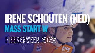 Irene SCHOUTEN NED  Winner  Mass Start W  Heerenveen  SpeedSkating [upl. by Eceinej712]