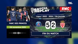 PSG 52 Monaco  Dembélé enfin buteur Paris rugit… Le goal replay du match [upl. by Digirb]