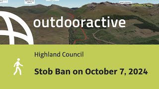 Flyover video Stob Ban on October 7 2024 [upl. by Heater]