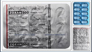 ciprofloxacin hydrochloride ip 500mg hindi ciprofloxacin 500mg  Zoxan tablet  Ciplox tablet uses [upl. by Sarkaria668]