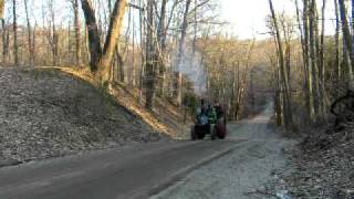 12 Scale Case 65 Hp Steam Traction Engine UP The driveway [upl. by Mitchell789]