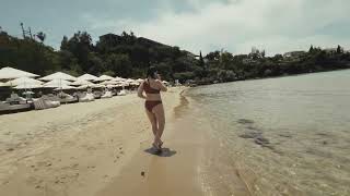 OneShot at Stoupa Village Kalogria Beach  DJI Action 2 [upl. by Ireva]